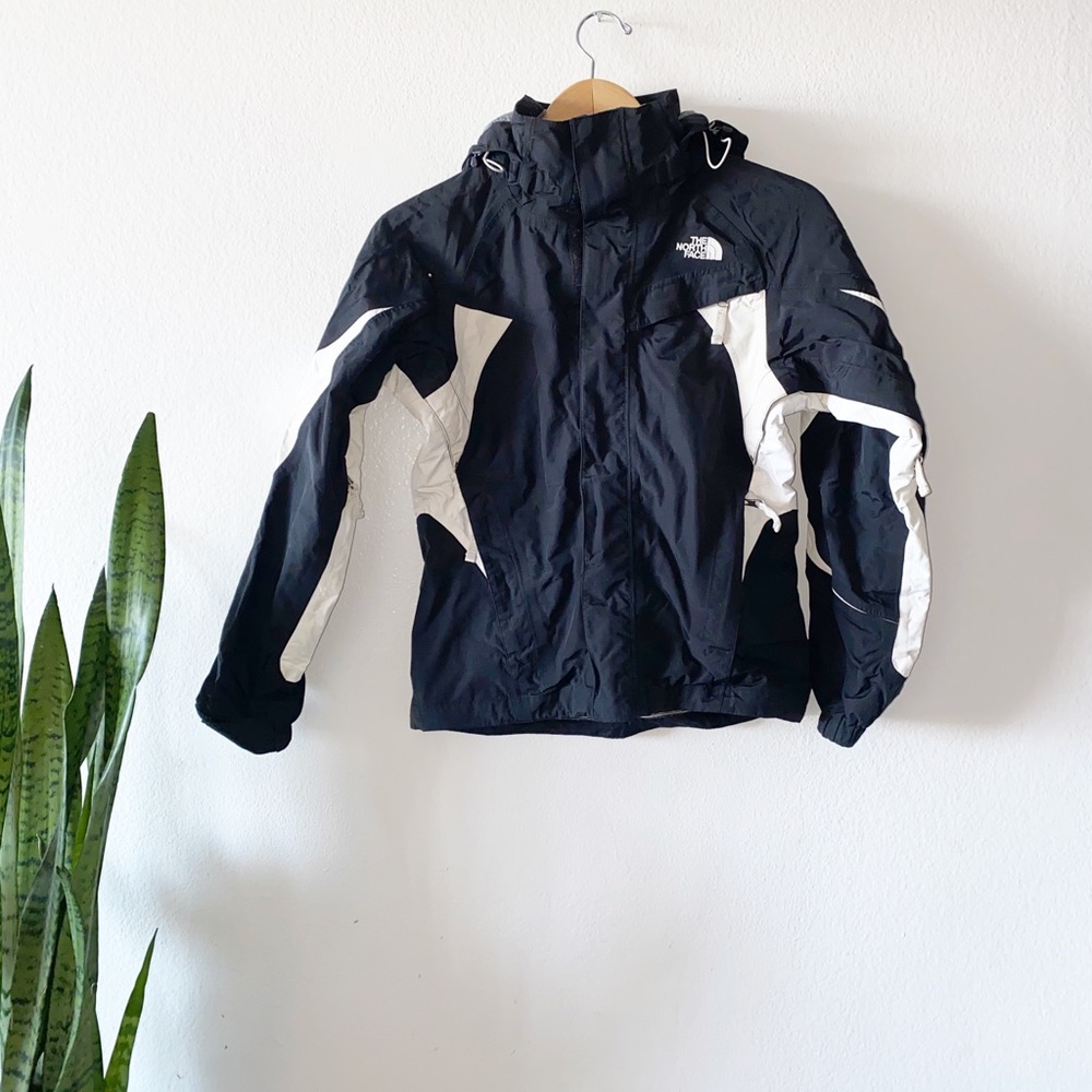 The Northface Black & White Hyvent Jacket